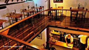 The view from the upper level of Capital