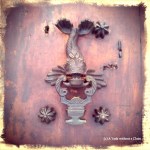 A doorknocker in Cartagena, Colombia