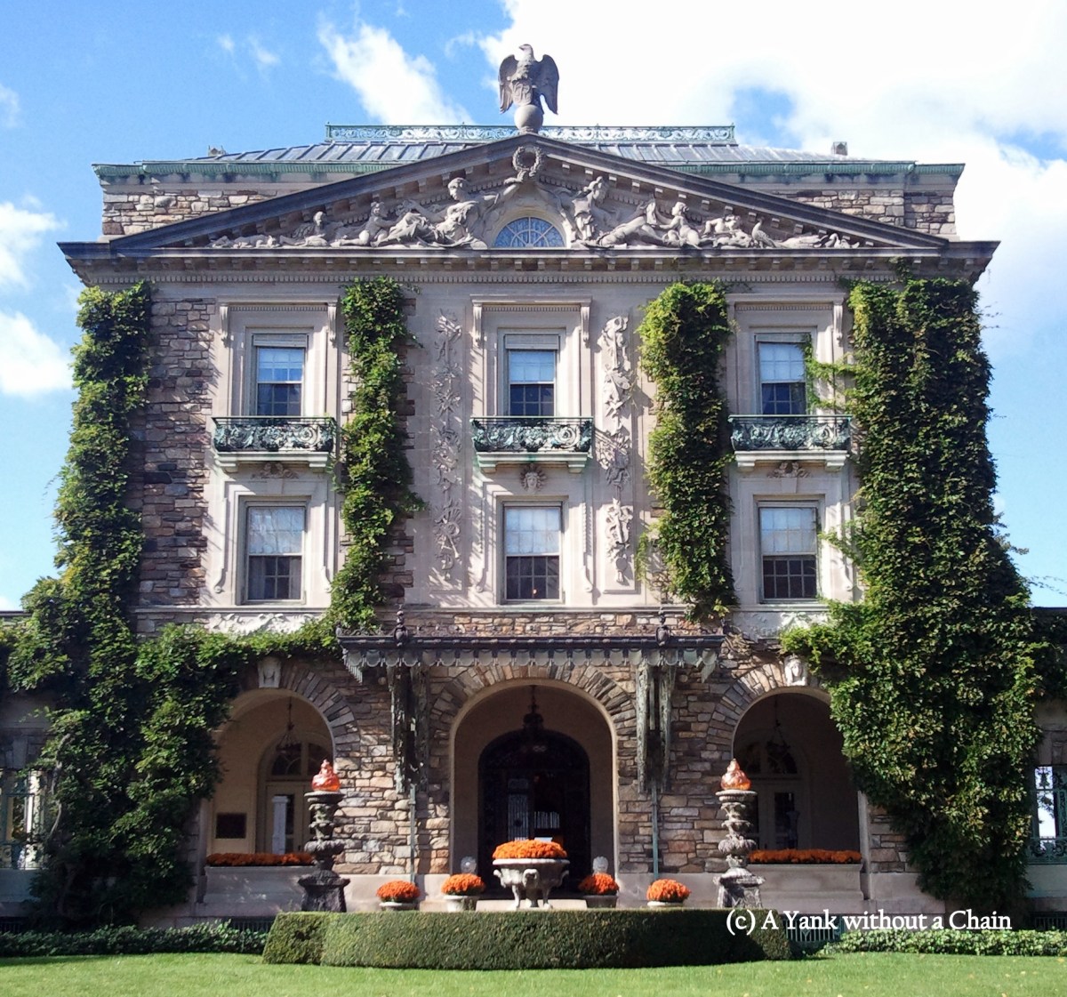 The main house of the Kykuit Rockefeller Estate