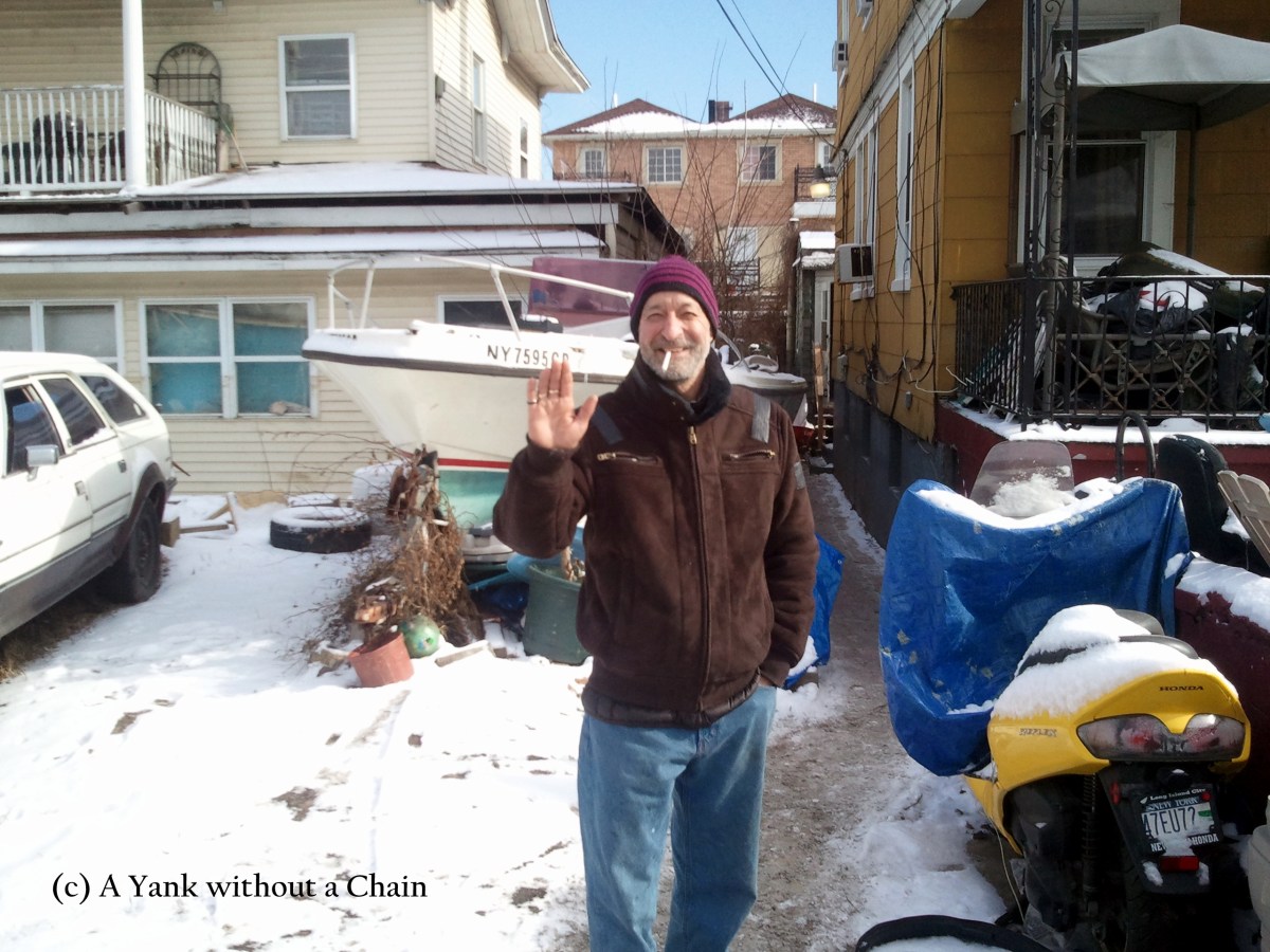 Homeowner Danny in front of his house