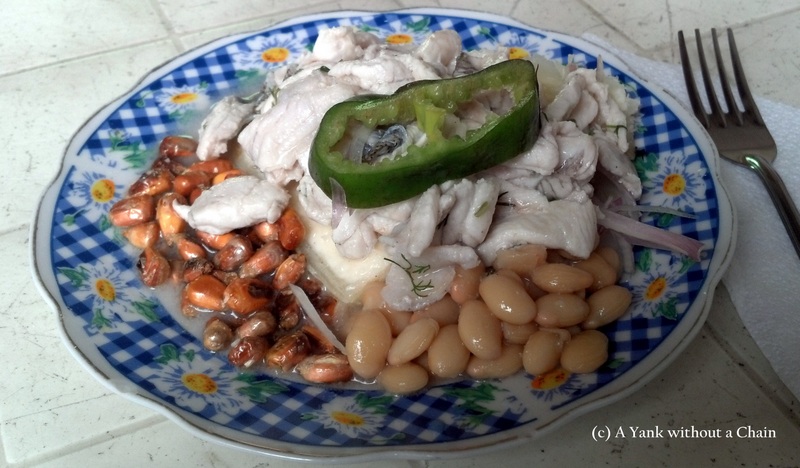 A plate of ceviche in Trujillo