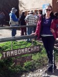 Finally arrived at the entrance to Tambomachay - 11km from Cusco!