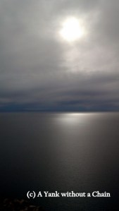 The start of sunset over Lake Titicaca viewed from Cerro Calvario