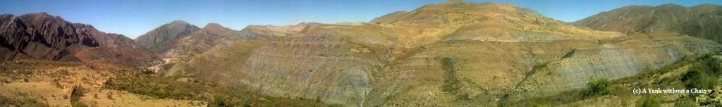 A view of the colorful landscape surrounding Maragua, Bolivia