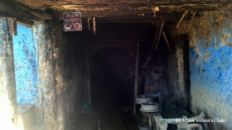The entrance to a silver mine in Potosi