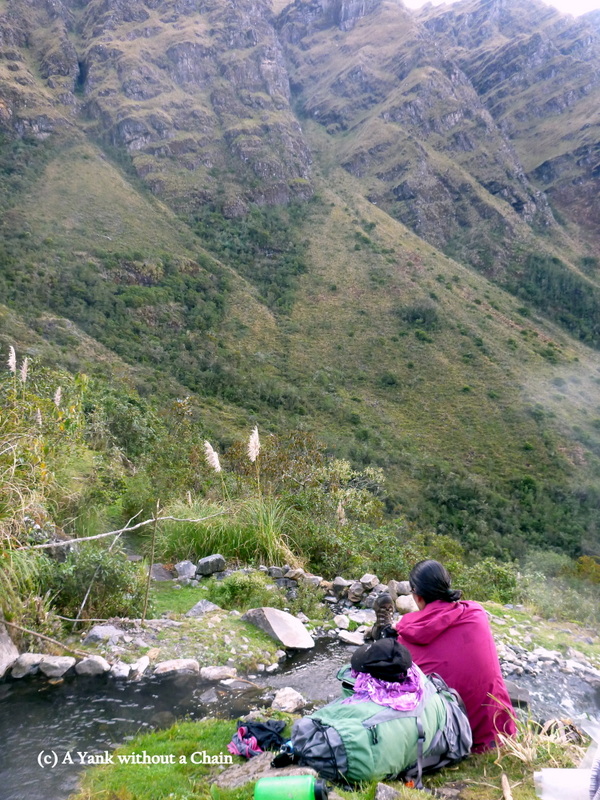 Getting ready to camp out for the night