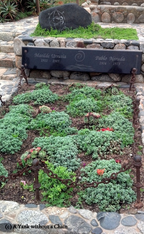 Neruda's gravesite at his Isla Negra home