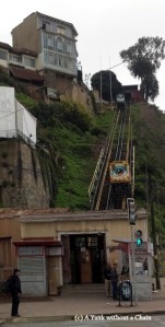 The Artilleria funicular in Valparaiso