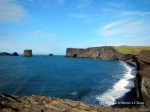 Dyrholaey - the "door hole hill" island - a lava formation on the southern coast of Iceland