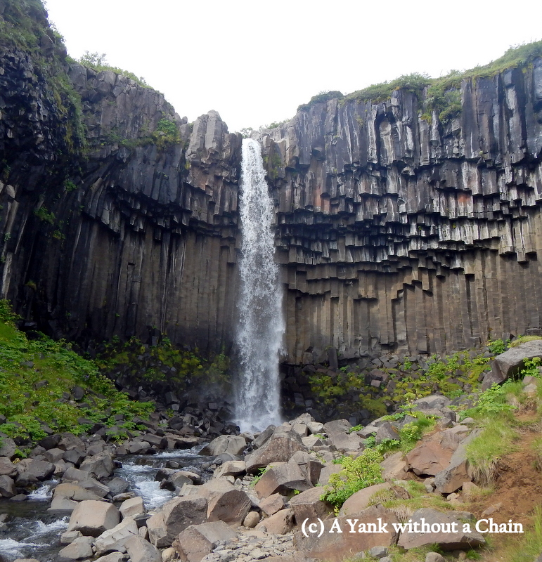 The Black Falls in Skaftafell National Park