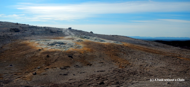Hell bubbles over just outside Myvatn