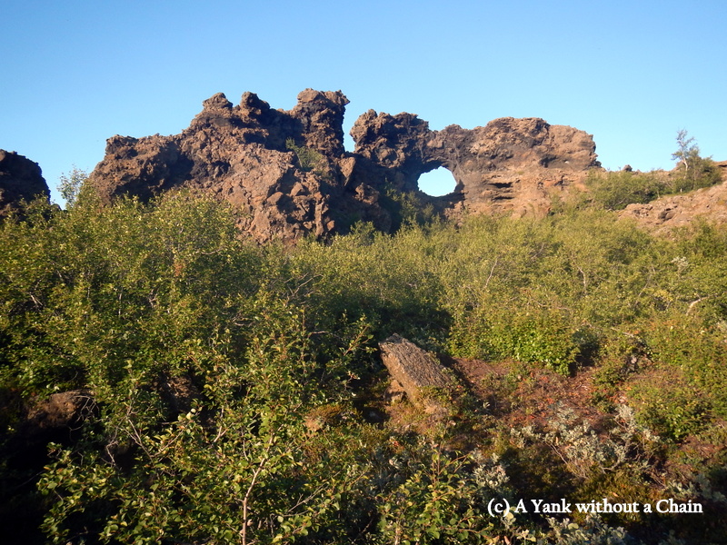 Volcanic formations at Dimmuborgir - or Black Cities