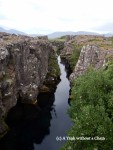 "The Money Chasm" is a natural wishing well at Thingvellir National Park