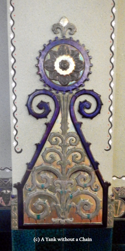 A wall detail in the city hall of Subotica