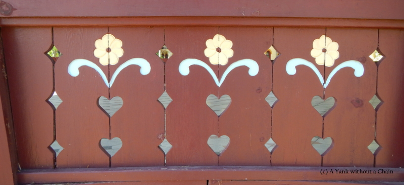 A detail of the gazebo of the Grand Terrace