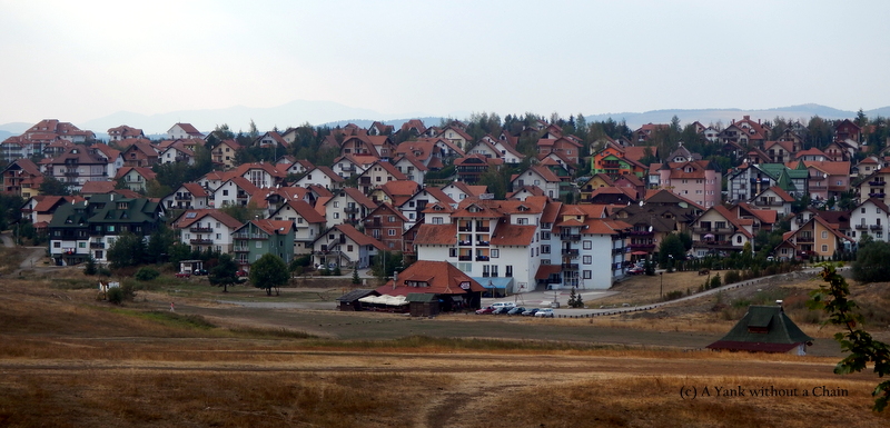 The popular weekend resort town of Zlatibor