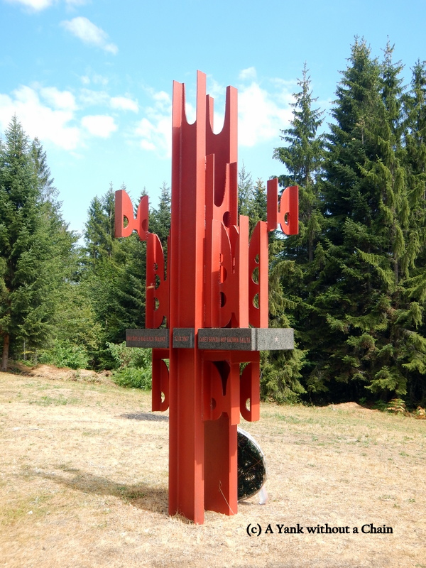 A World War II monument in National Park Tara