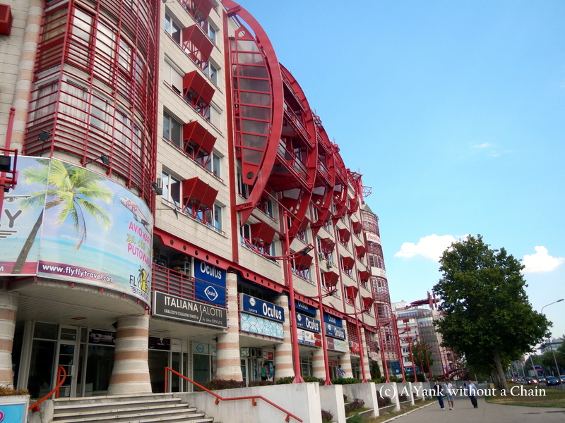 A building complex in Belgrade