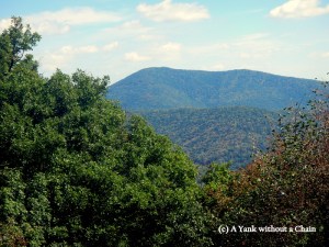 A view of the Vrsac mountains from Djak's Peak
