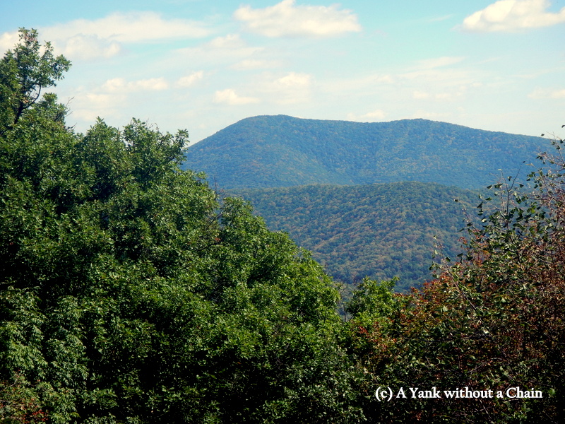 A view of the Vrsac mountains from Djak's Peak