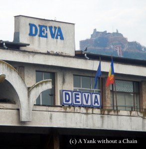 The view of the fortress from the Deva train station. I stayed in Deva a few nights to recharge my batteries.