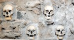 A portion of the skull tower in Nis