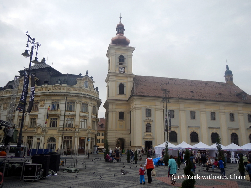 The large square in Sibiu's old town