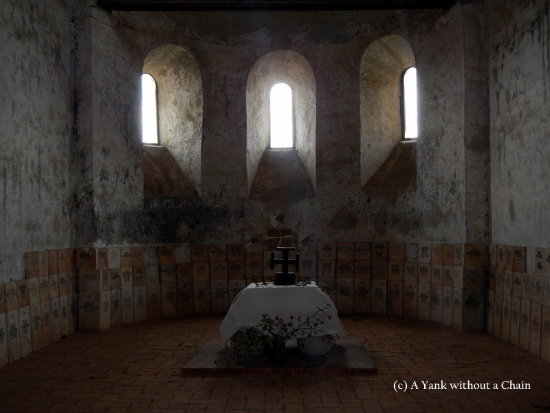 The monument to soldiers killed during WWI inside St. Michael's Church