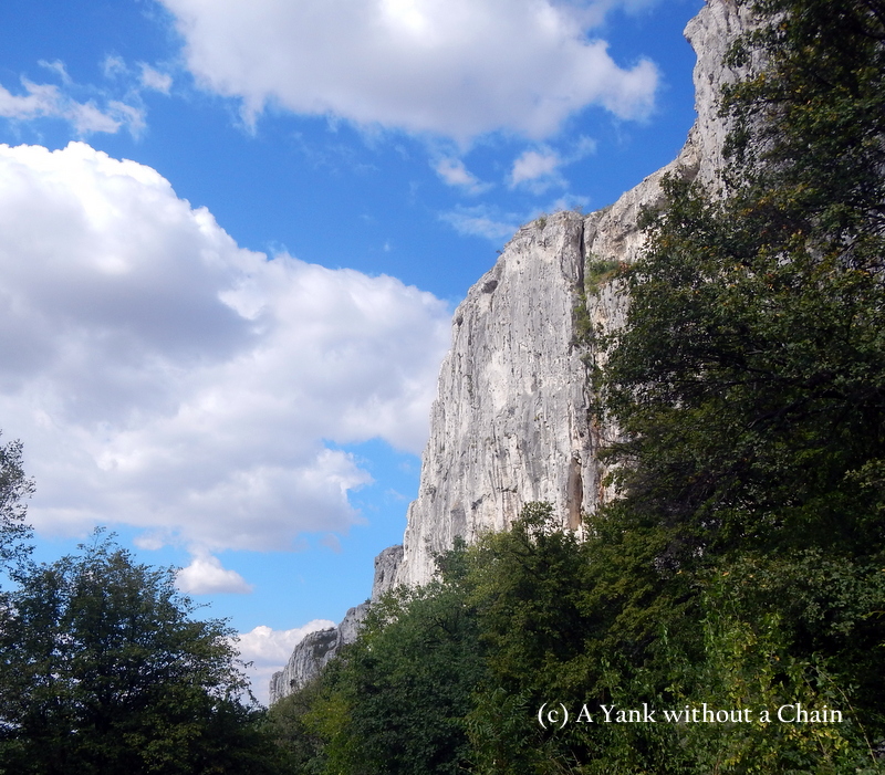 The cliffs outside Veliko Tarnovo