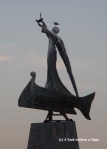A statue at the entrance to Nessebar's old town