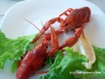 Dueling crayfish at Hemingway, a restaurant in Nessebar