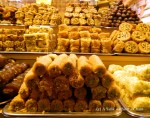 An array of desserts at the spice market in Istanbul
