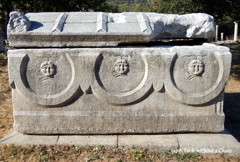 A sarcophagus in Ephesus