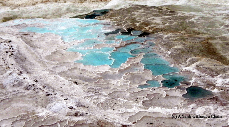 Some of the pools at Pamukkale