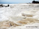 Some dry travertine terraces in Pamukkale