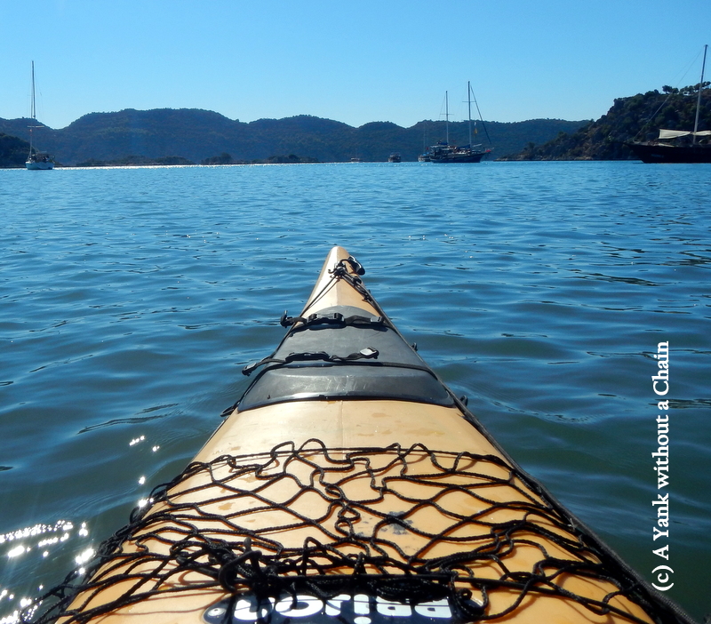 Kekova Sound viewed from a kayak