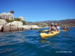 Some of my tour groupmates kayaking in Kas