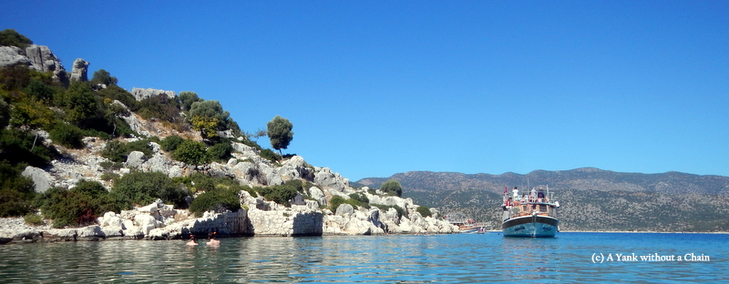 Some ancient ruins in Kekova Sound