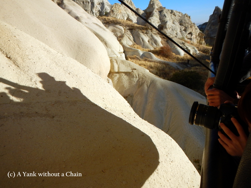 We could almost touch the rocks in the valleys, Erdal got so close!