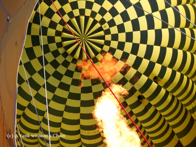 The workings of the balloon almost reminded me of sailing