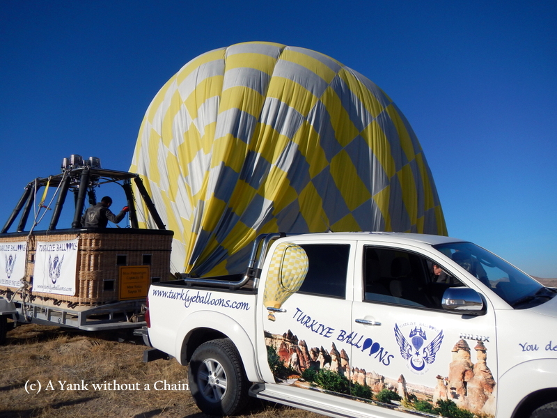 The Turkiye Balloons truck and trailer