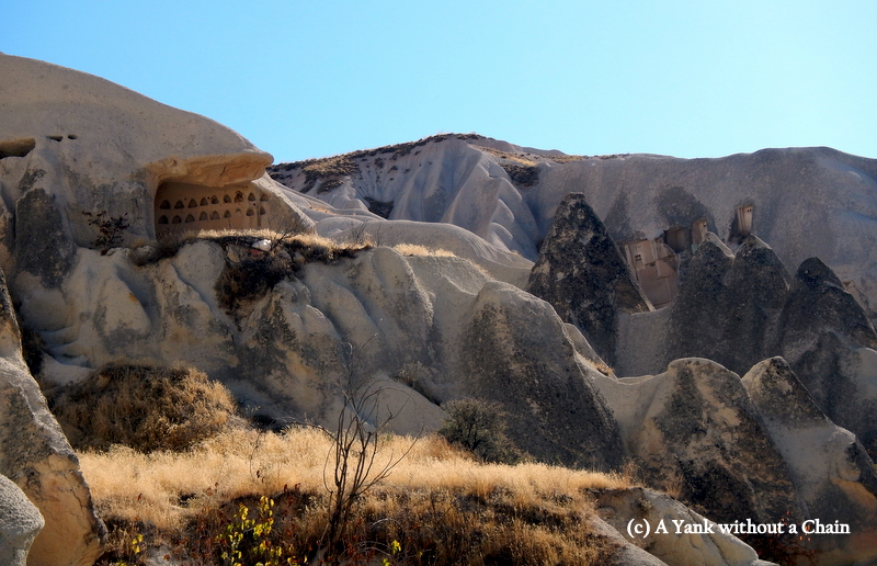 Some of the rock formations in Cappadocia