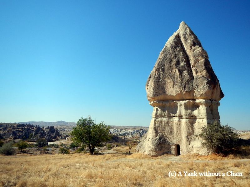 A fairy chimney in Cappadocia!