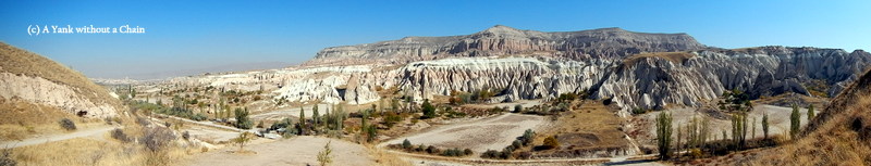 A panorama of Cappadocia