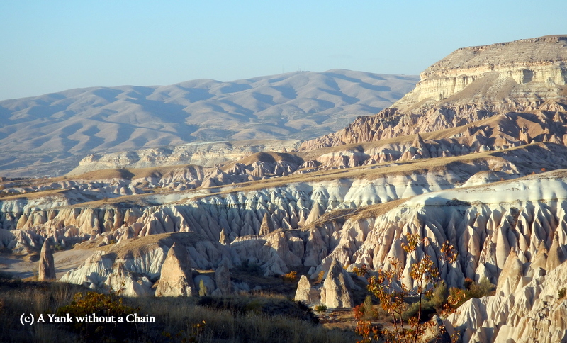 Views of the Cappadocia region cliffs