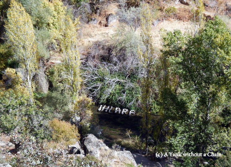 Just in case you forget where you are!