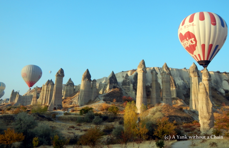 Balloons in Love Valley, Cappadocia