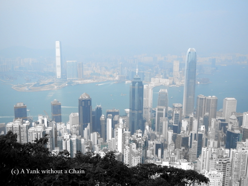 View from Victoria Peak in Hong Kong
