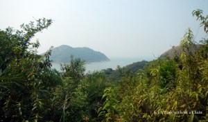 Coastal views from the Lantau Trail