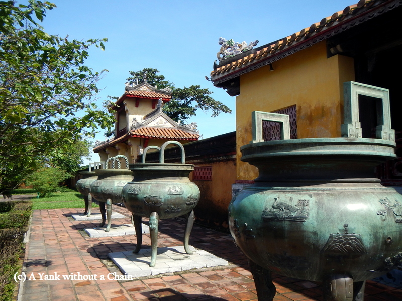 Pots in the Hue Citadel